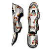 Dachshund Xmas Print Pattern Muay Thai Shin Guards-grizzshop