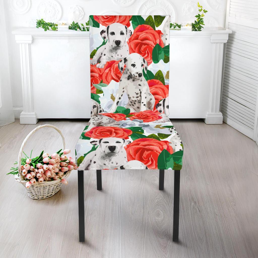 Dalmatian Dog Puppy Pattern Print Chair Cover-grizzshop