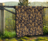 Damask Gold Pattern Print Quilt-grizzshop