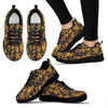 Damask Gold Pattern Print Sneaker Shoes For Men Women-grizzshop