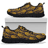 Damask Gold Print Pattern Sneaker Shoes For Men Women-grizzshop