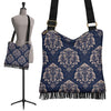 Damask Pattern Print Crossbody bags-grizzshop