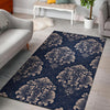 Damask Pattern Print Floor Mat-grizzshop