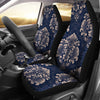 Damask Pattern Print Universal Fit Car Seat Covers-grizzshop