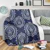 Damask Print Pattern Blanket-grizzshop