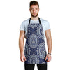 Damask Print Pattern Men's Apron-grizzshop