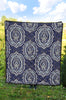 Damask Print Pattern Quilt-grizzshop