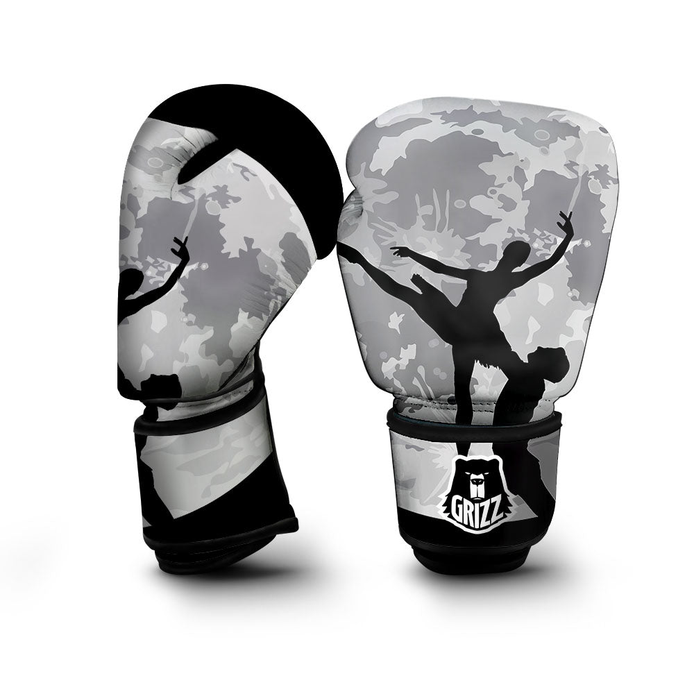 Dance Ballet On The Moon Night Print Boxing Gloves-grizzshop