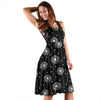 Dandelion Black Pattern Print Dress-grizzshop