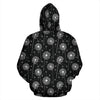 Dandelion Black Pattern Print Men Women Pullover Hoodie-grizzshop