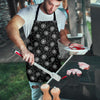 Dandelion Black Pattern Print Men's Apron-grizzshop