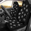 Dandelion Black Pattern Print Universal Fit Car Seat Covers-grizzshop