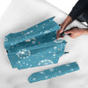 Dandelion Blue Pattern Print Automatic Foldable Umbrella-grizzshop
