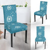 Dandelion Blue Pattern Print Chair Cover-grizzshop