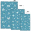 Dandelion Blue Pattern Print Floor Mat-grizzshop