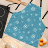 Dandelion Blue Pattern Print Women's Apron-grizzshop