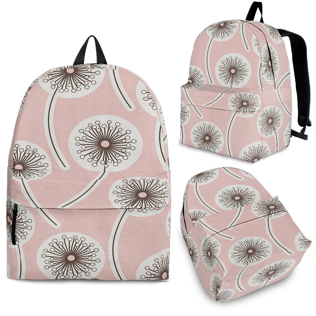 Dandelion Pattern Print Backpack-grizzshop