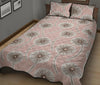 Dandelion Pattern Print Bed Set Quilt-grizzshop