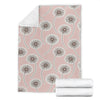 Dandelion Pattern Print Blanket-grizzshop