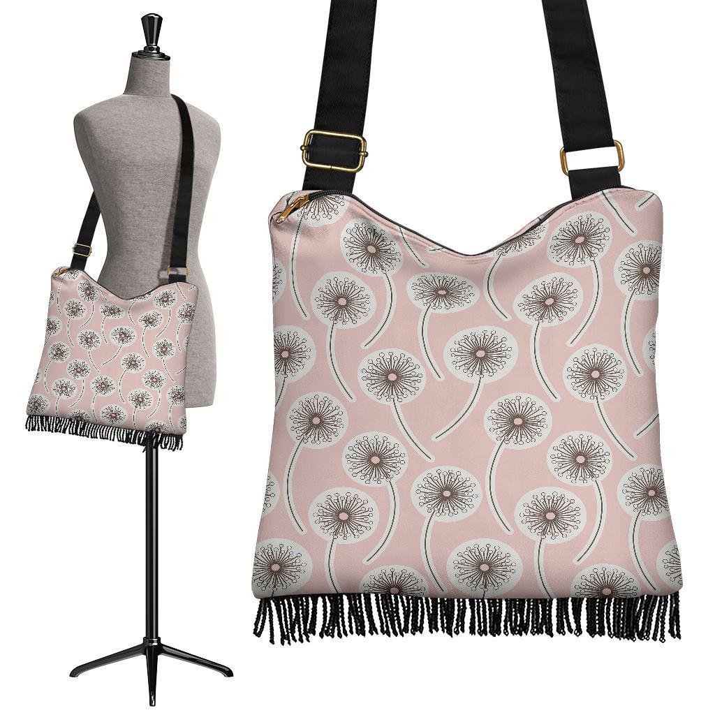 Dandelion Pattern Print Crossbody bags-grizzshop