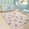 Dandelion Pattern Print Floor Mat-grizzshop