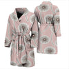 Dandelion Pattern Print Men Long Robe-grizzshop