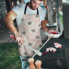 Dandelion Pattern Print Men's Apron-grizzshop