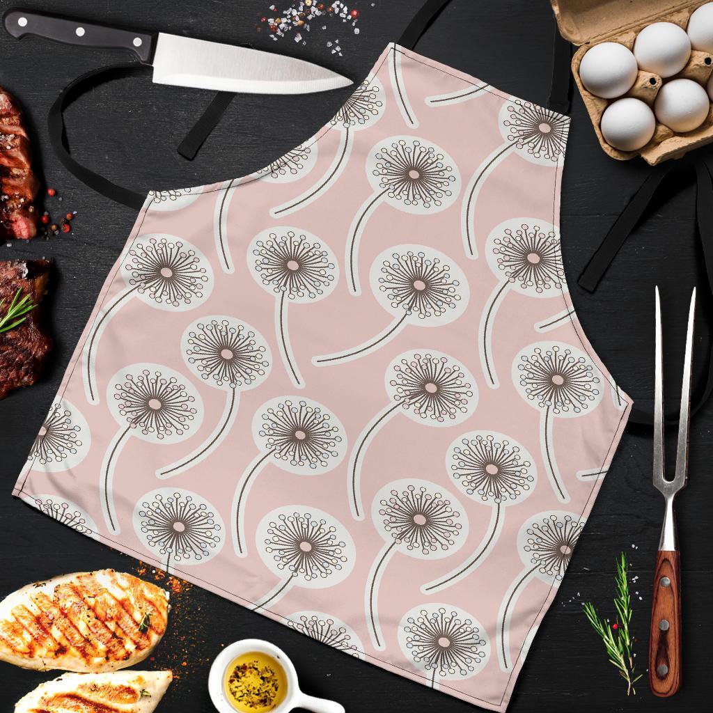 Dandelion Pattern Print Men's Apron-grizzshop