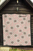 Dandelion Pattern Print Quilt-grizzshop