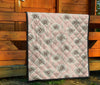 Dandelion Pattern Print Quilt-grizzshop