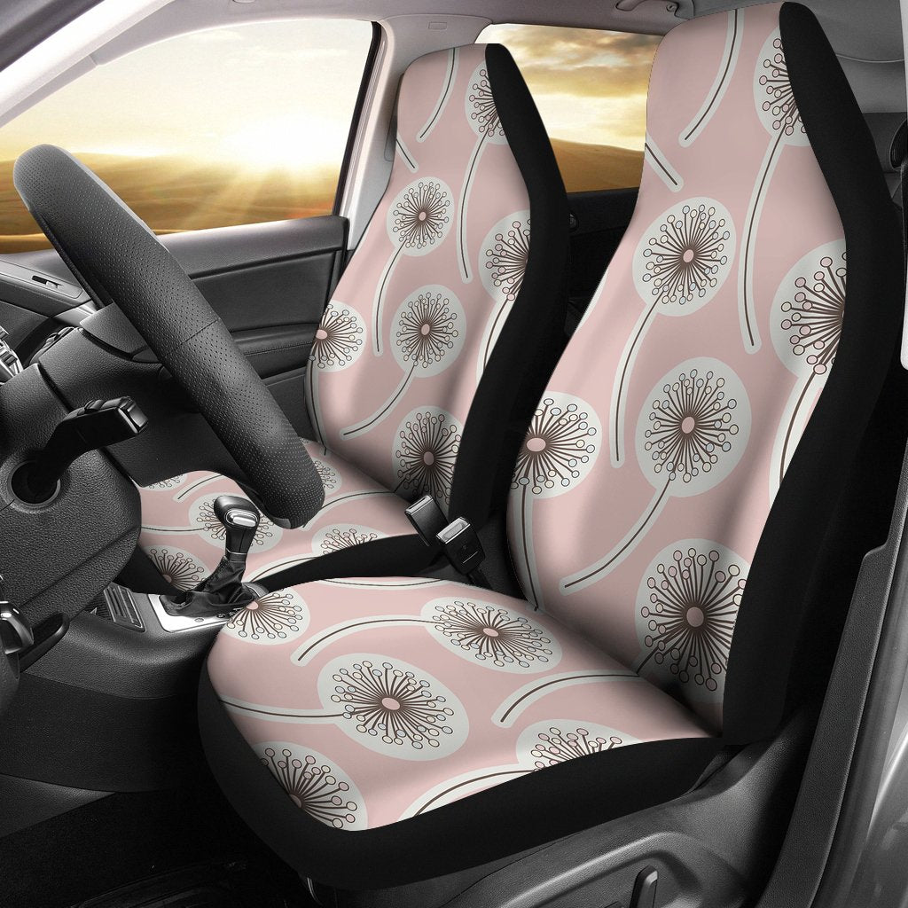 Dandelion Pattern Print Universal Fit Car Seat Covers-grizzshop