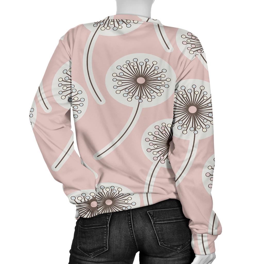 Dandelion Pattern Print Women's Sweatshirt-grizzshop