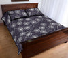 Dandelion Print Pattern Bed Set Quilt-grizzshop