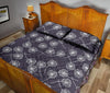 Dandelion Print Pattern Bed Set Quilt-grizzshop