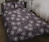 Dandelion Print Pattern Bed Set Quilt-grizzshop