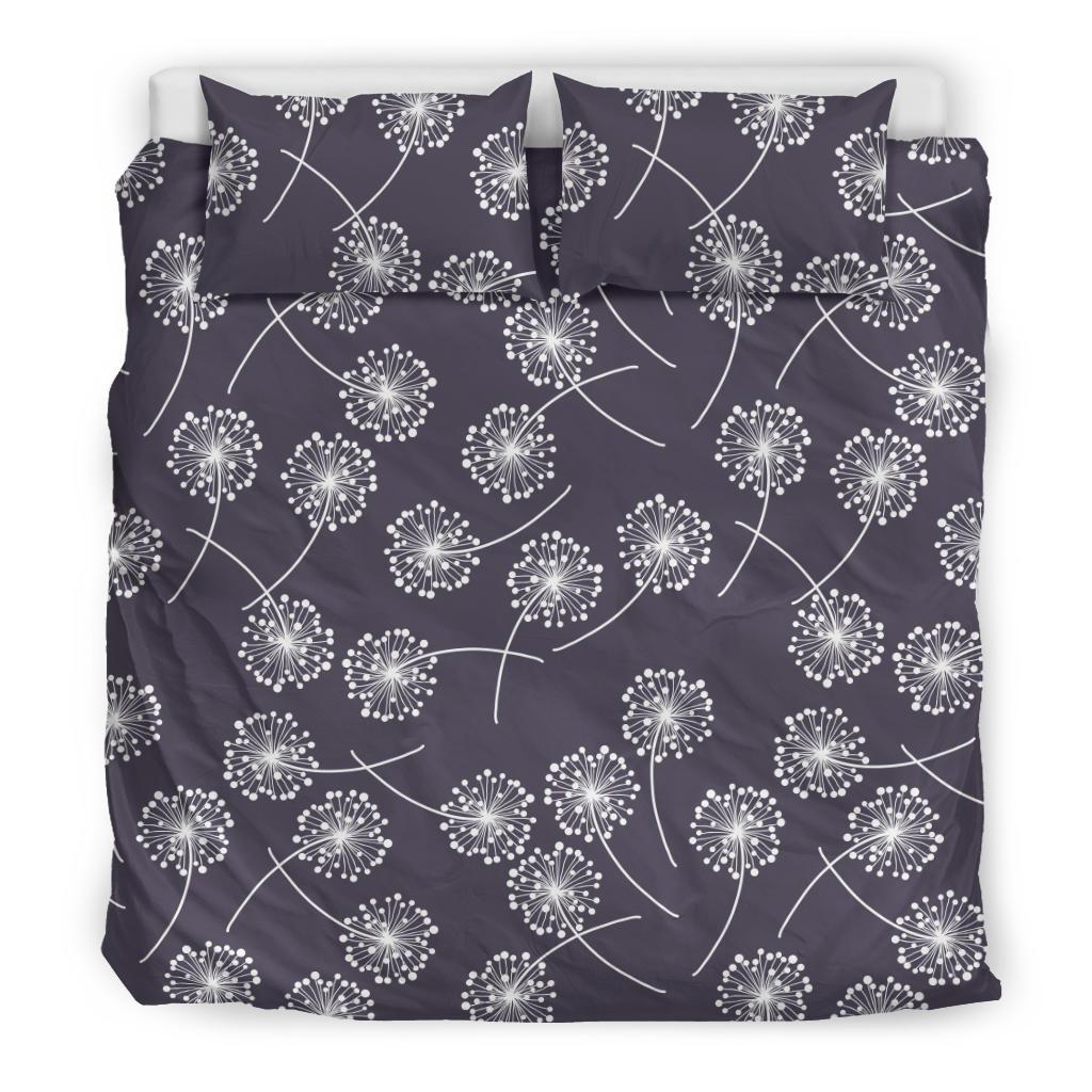 Dandelion Print Pattern Duvet Cover Bedding Set-grizzshop