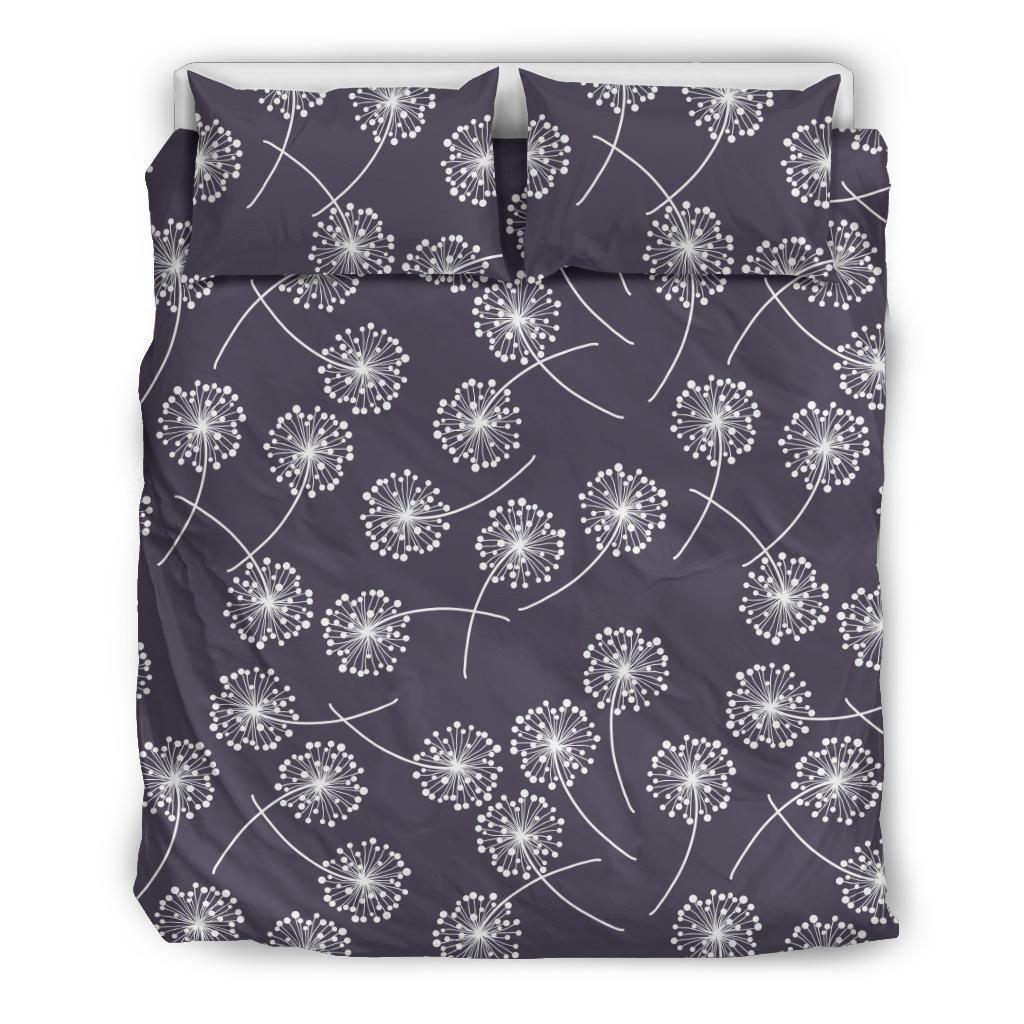 Dandelion Print Pattern Duvet Cover Bedding Set-grizzshop