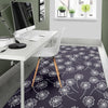 Dandelion Print Pattern Floor Mat-grizzshop