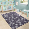 Dandelion Print Pattern Floor Mat-grizzshop