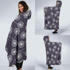 Dandelion Print Pattern Hooded Blanket-grizzshop