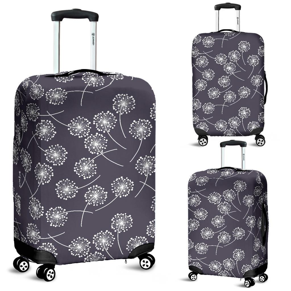 Dandelion Print Pattern Luggage Cover Protector-grizzshop