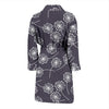 Dandelion Print Pattern Men Long Robe-grizzshop