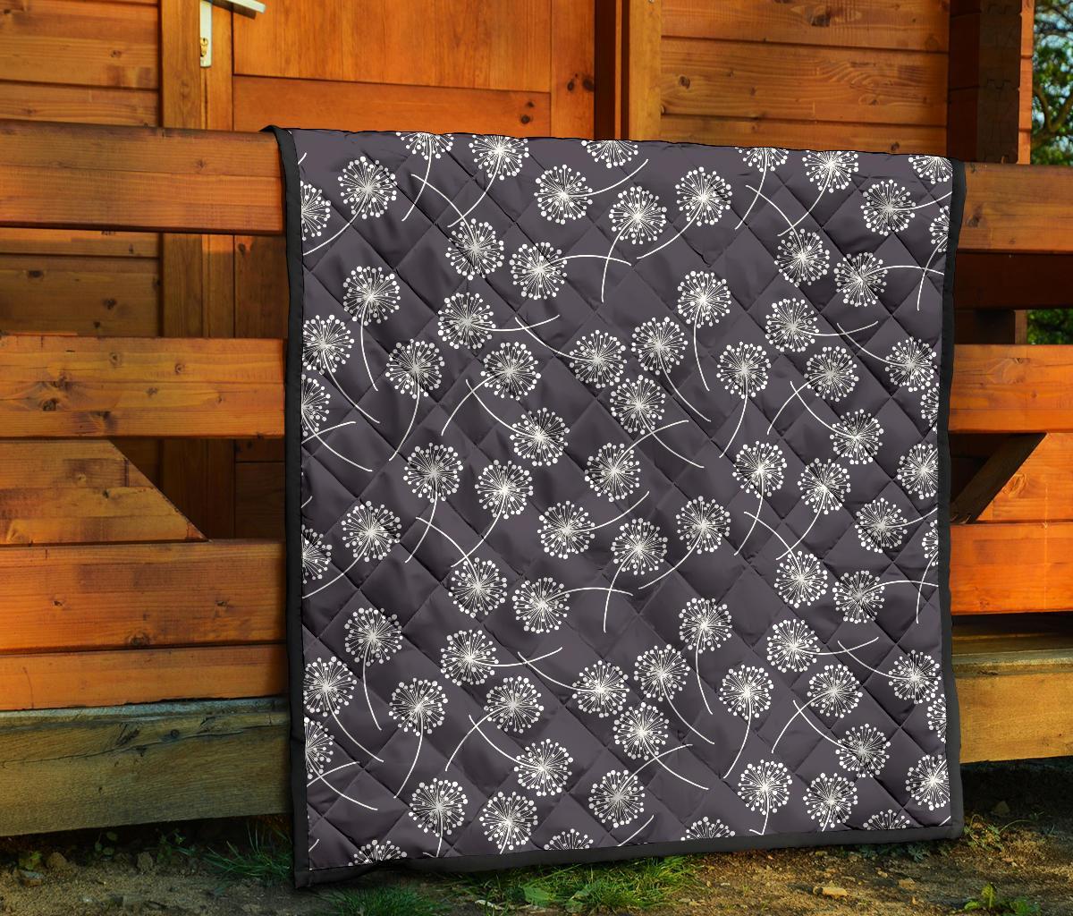 Dandelion Print Pattern Quilt-grizzshop