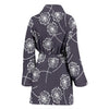 Dandelion Print Pattern Women Long Robe-grizzshop