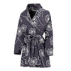 Dandelion Print Pattern Women Long Robe-grizzshop