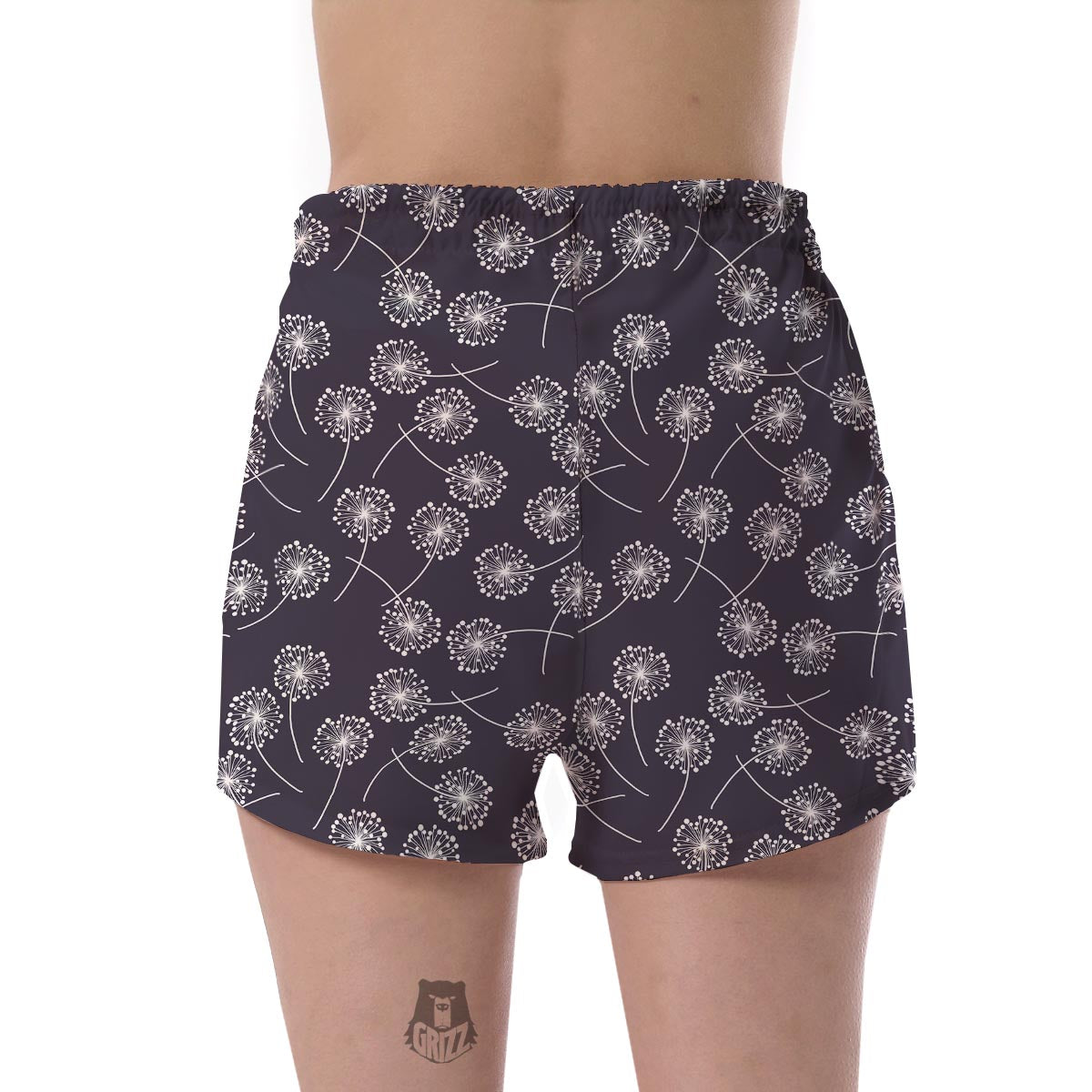 Dandelion Print Pattern Women's Shorts-grizzshop