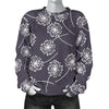 Dandelion Print Pattern Women's Sweatshirt-grizzshop