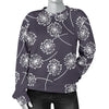 Dandelion Print Pattern Women's Sweatshirt-grizzshop