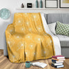 Dandelion Yellow Pattern Print Blanket-grizzshop