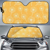 Dandelion Yellow Pattern Print Car Sun Shade-grizzshop